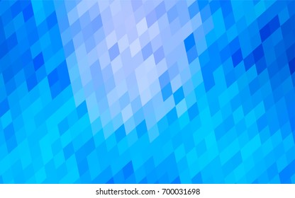 Light BLUE vector abstract textured polygonal background. Blurry rectangular design. The pattern with repeating rectangles can be used for background.