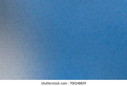 Light BLUE vector abstract textured polygonal background. Brand-new blurry hexagonal design. Pattern can be used for background.