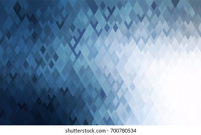 Light BLUE vector abstract textured polygonal background. Blurry rectangular design. The pattern with repeating rectangles can be used for background.