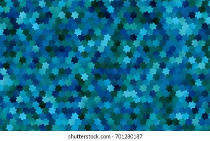 Light BLUE vector abstract textured polygonal background. Brand-new blurry hexagonal design. Pattern can be used for background.