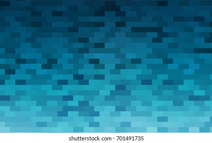 Light BLUE vector abstract textured polygonal background. Blurry rectangular design. The pattern with repeating rectangles can be used for background.