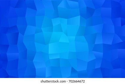 Light BLUE vector abstract textured polygonal background. Blurry rectangular design. The pattern with repeating rectangles can be used for background.