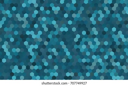 Light BLUE vector abstract textured polygonal background. Brand-new blurry hexagonal design. Pattern can be used for background.