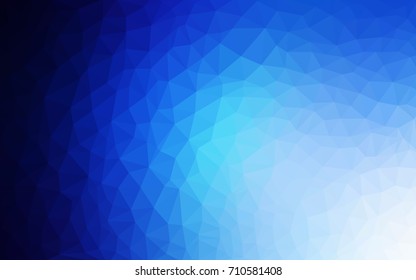 Light BLUE vector abstract textured polygonal background. Blurry triangle design. Pattern can be used for background.