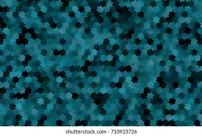 Light BLUE vector abstract textured polygonal background. Brand-new blurry hexagonal design. Pattern can be used for background.