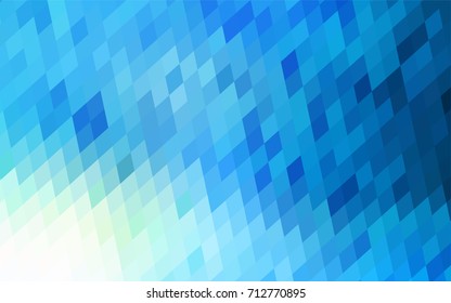 Light BLUE vector abstract textured polygonal background. Blurry rectangular design. The pattern with repeating rectangles can be used for background.