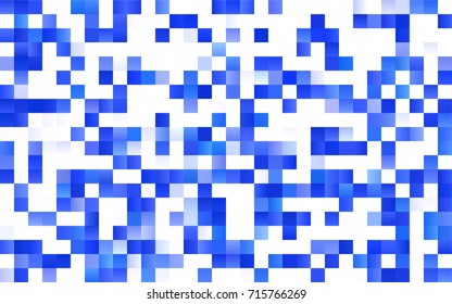 Light BLUE vector abstract textured polygonal background. Blurry rectangular design. The pattern with repeating rectangles can be used for background.