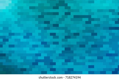 Light BLUE vector abstract textured polygonal background. Blurry rectangular design. The pattern with repeating rectangles can be used for background.