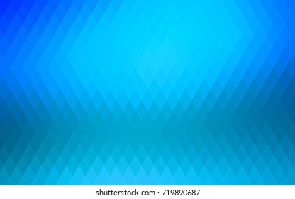 Light BLUE vector abstract textured polygonal background. Blurry rectangular design. The pattern with repeating rectangles can be used for background.