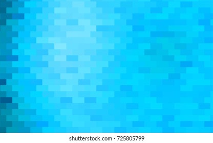 Light BLUE vector abstract textured polygonal background. Blurry rectangular design. The pattern with repeating rectangles can be used for background.