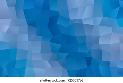 Light BLUE vector abstract textured polygonal background. Blurry rectangular design. The pattern with repeating rectangles can be used for background.