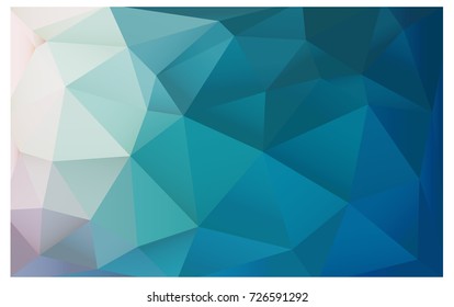Light BLUE vector abstract textured polygonal background. Blurry triangle design. Pattern can be used for background.