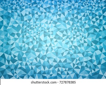 Light BLUE vector abstract textured polygonal background. Blurry triangle design. Pattern can be used for background.
