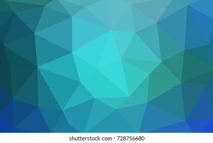 Light BLUE vector abstract textured polygonal background. Blurry triangle design. Pattern can be used for background.