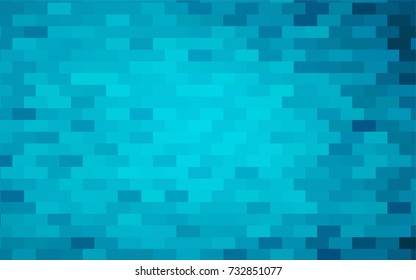 Light BLUE vector abstract textured polygonal background. Blurry rectangular design. The pattern with repeating rectangles can be used for background.