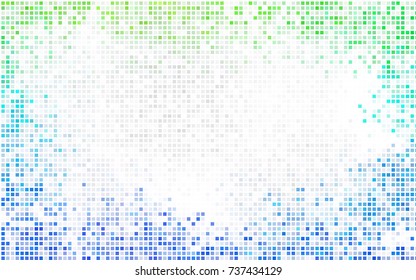 Light BLUE vector abstract textured polygonal background. Blurry rectangular design. The pattern with repeating rectangles can be used for background.