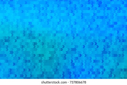 Light BLUE vector abstract textured polygonal background. Blurry rectangular design. The pattern with repeating rectangles can be used for background.