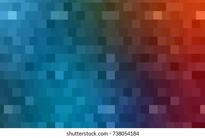Light BLUE vector abstract textured polygonal background. Blurry rectangular design. The pattern with repeating rectangles can be used for background.