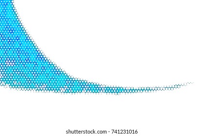 Light BLUE vector abstract textured polygonal background. Brand-new blurry hexagonal design. Pattern can be used for background.