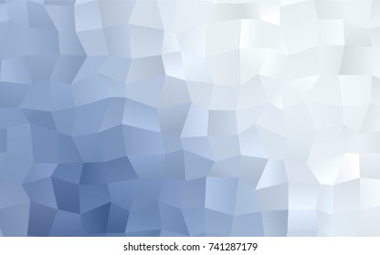 Light BLUE vector abstract textured polygonal background. Blurry rectangular design. The pattern with repeating rectangles can be used for background.