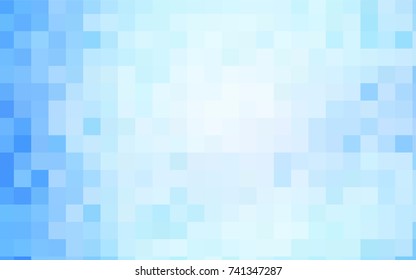 Light BLUE vector abstract textured polygonal background. Blurry rectangular design. The pattern with repeating rectangles can be used for background.