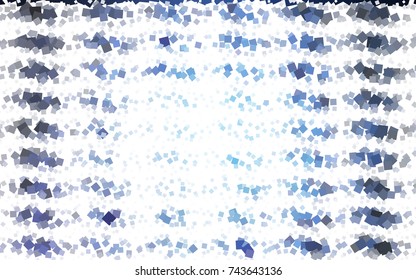 Light BLUE vector abstract textured polygonal background. Blurry rectangular design. The pattern with repeating rectangles can be used for background.