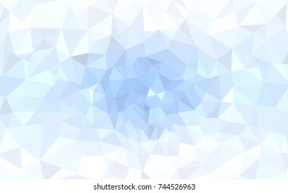Light BLUE vector abstract textured polygonal background. Blurry triangle design. Pattern can be used for background.