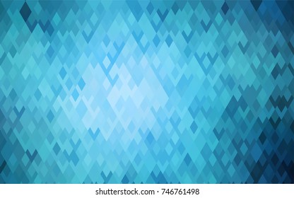 Light BLUE vector abstract textured polygonal background. Blurry rectangular design. The pattern with repeating rectangles can be used for background.