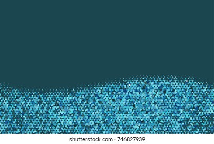 Light BLUE vector abstract textured polygonal background. Brand-new blurry hexagonal design. Pattern can be used for background.