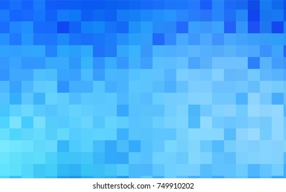 Light BLUE vector abstract textured polygonal background. Blurry rectangular design. The pattern with repeating rectangles can be used for background.