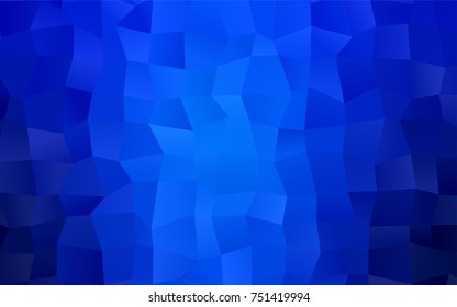 Light BLUE vector abstract textured polygonal background. Blurry rectangular design. The pattern with repeating rectangles can be used for background.