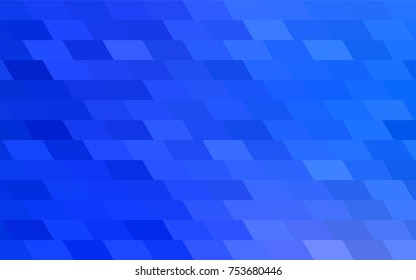 Light BLUE vector abstract textured polygonal background. Blurry rectangular design. The pattern with repeating rectangles can be used for background.