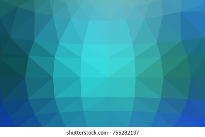 Light BLUE vector abstract textured polygonal background. Blurry triangle design. Pattern can be used for background.