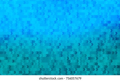 Light BLUE vector abstract textured polygonal background. Blurry rectangular design. The pattern with repeating rectangles can be used for background.