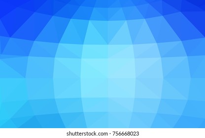 Light BLUE vector abstract textured polygonal background. Blurry triangle design. Pattern can be used for background.