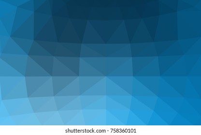 Light BLUE vector abstract textured polygonal background. Blurry triangle design. Pattern can be used for background.