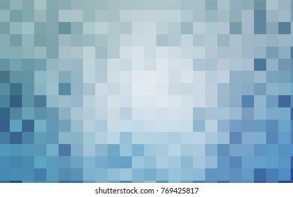 Light BLUE vector abstract textured polygonal background. Blurry rectangular design. The pattern with repeating rectangles can be used for background.