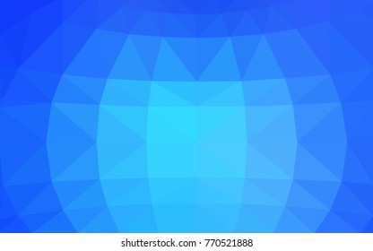 Light BLUE vector abstract textured polygonal background. Blurry triangle design. Pattern can be used for background.