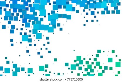 Light BLUE vector abstract textured polygonal background. Blurry rectangular design. The pattern with repeating rectangles can be used for background.