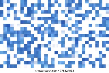 Light BLUE vector abstract textured polygonal background. Blurry rectangular design. The pattern with repeating rectangles can be used for background.