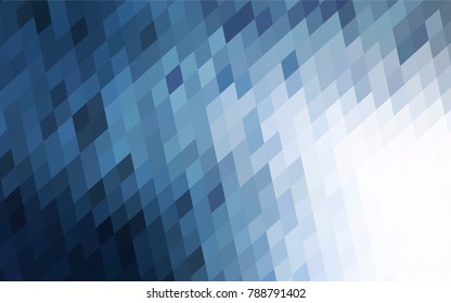 Light BLUE vector abstract textured polygonal background. Blurry rectangular design. The pattern with repeating rectangles can be used for background.