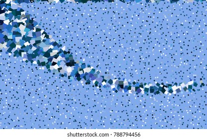 Light BLUE vector abstract textured polygonal background. Blurry rectangular design. The pattern with repeating rectangles can be used for background.