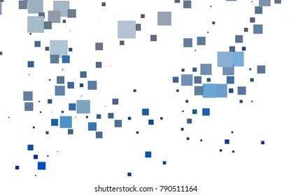 Light BLUE vector abstract textured polygonal background. Blurry rectangular design. The pattern with repeating rectangles can be used for background.