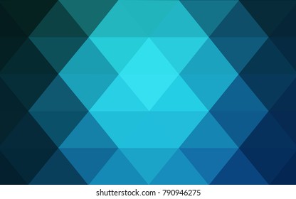 Light BLUE vector abstract textured polygonal background. Blurry triangle design. Pattern can be used for background.