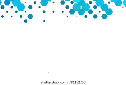 Light BLUE vector abstract textured polygonal background. Brand-new blurry hexagonal design. Pattern can be used for background.