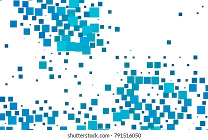 Light BLUE vector abstract textured polygonal background. Blurry rectangular design. The pattern with repeating rectangles can be used for background.