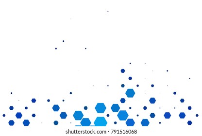Light BLUE vector abstract textured polygonal background. Brand-new blurry hexagonal design. Pattern can be used for background.
