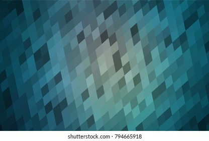 Light BLUE vector abstract textured polygonal background. Blurry rectangular design. The pattern with repeating rectangles can be used for background.