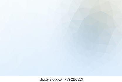 Light BLUE vector abstract textured polygonal background. Blurry triangle design. Pattern can be used for background.