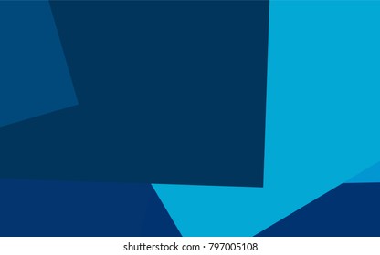 Light BLUE vector abstract textured polygonal background. Blurry rectangular design. The pattern with repeating rectangles can be used for background.